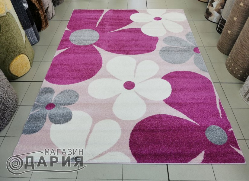 Тъкан килим MAGNOLIA 801 lila/pink